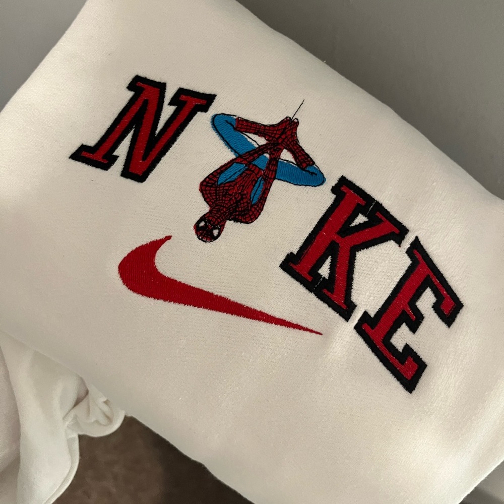 Spider-Man Nike Crewneck Sweatshirt White